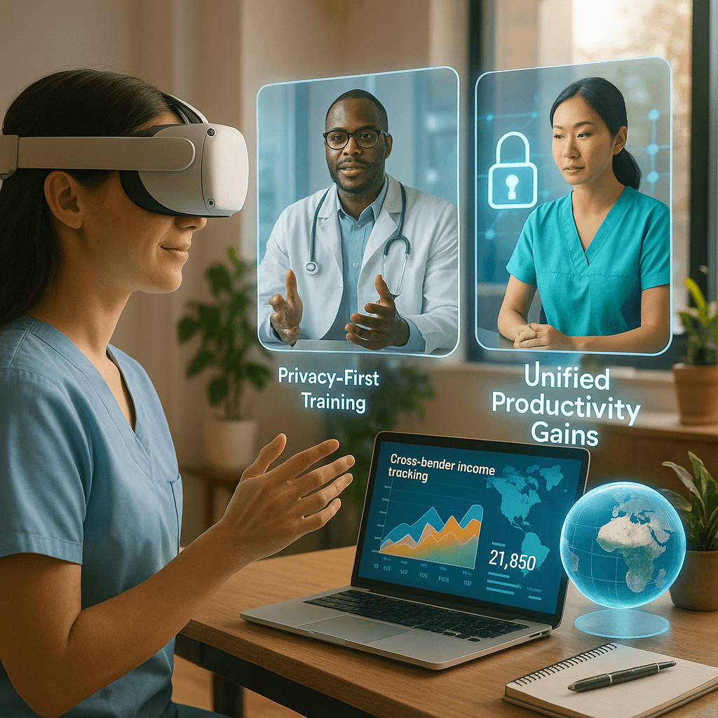 ImmerseSecure: Pioneering XR for Private Gig Health Workflows